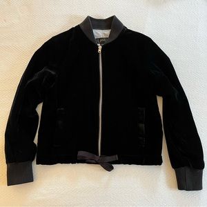J. Crew Velvet Bomber